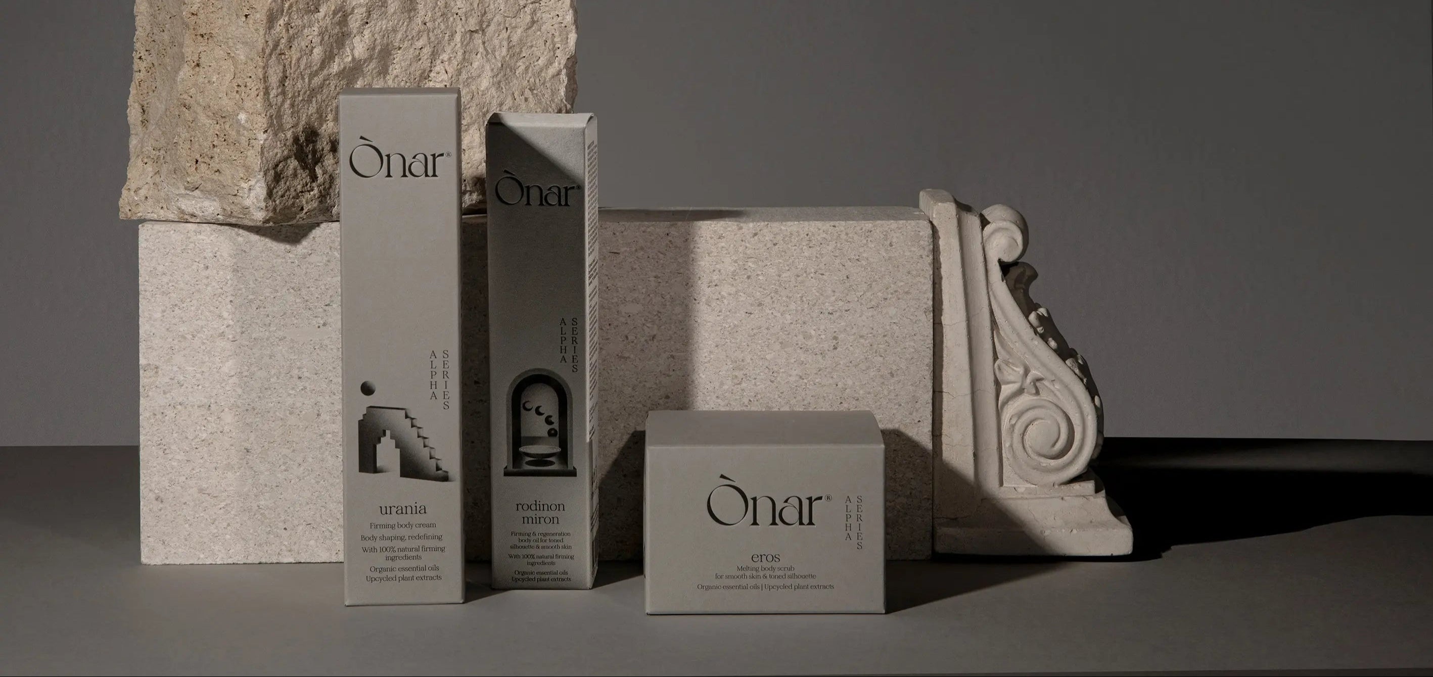 Eros Firming Body Ritual by ONAR Wellness – urania firming body cream & rodinon miron body oil & hair oil